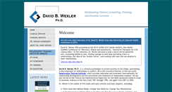 Desktop Screenshot of davidbwexlerphd.com